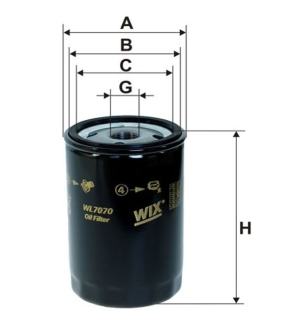 Фільтр оливний WIX FILTERS WL7070 (фото 1)