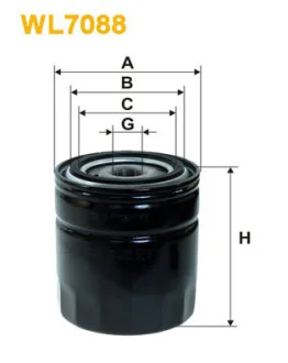 Фильтр масляный Citroen Jumper/Peugeot Boxer 2.5TD WIX FILTERS WL7088