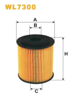 Фильтр масляный MINI Cooper 1.6i 01-07/Fiat Tipo 1.6i 15- WIX FILTERS WL7300