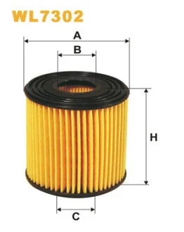 Фильтр масляный Nissan Primera/Almera 2.2 Di 00- WIX FILTERS WL7302