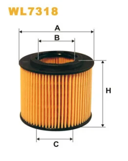 Фильтр масляный VW Fox/Polo/Seat Ibiza/Skoda Fabia/Rapid 1.2i 02- WIX FILTERS WL7318