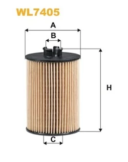 Фільтр масляний MB A-class (W169)/B-class (W245) 1.5-2.0 M266 04-12 WIX FILTERS WL7405