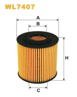 Фильтр масляный WIX FILTERS WL7407