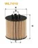 Фильтр масляный VW Golf/Passat B6/Skoda Octavia 1.4/1.6 FSI WIX FILTERS WL7410 (фото 1)