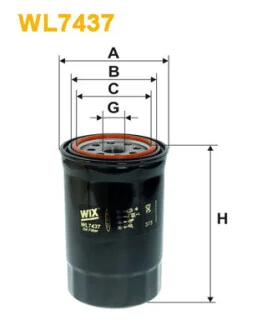 Фильтр масляный WIX FILTERS WL7437