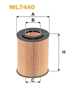 Фільтр масляний WIX FILTERS WL7440 (фото 1)