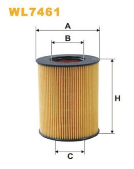 Фільтр оливний WIX FILTERS WL7461