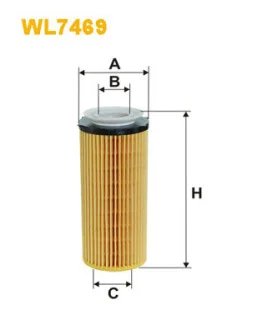 Фільтр масляний BMW 3 (E90/E93) 3.0D (N57) 08- WIX FILTERS WL7469