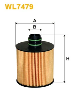Фільтр масляний Fiat Doblo 1.6/2.0D 10- WIX FILTERS WL7479