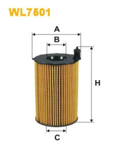 Фільтр масляний VW Touareg 3.0 V6 TDI 11-18 WIX FILTERS WL7501