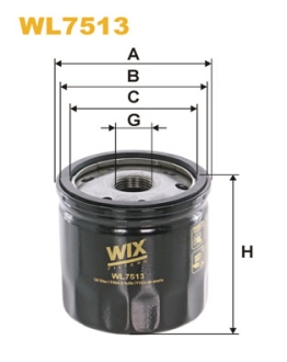 Фільтр оливний WIX FILTERS WL7513 (фото 1)