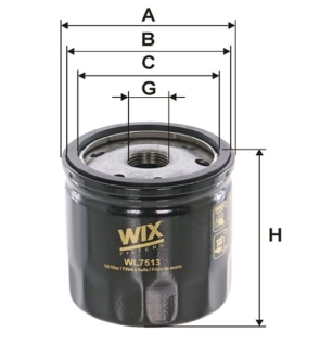 Фільтр оливний WIX FILTERS WL7513