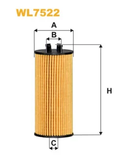 Фильтр масляный BMW X1 (F48) 1.8-2.0i 14-/Mini Cooper 13- (B47/B38/B48) WIX FILTERS WL7522