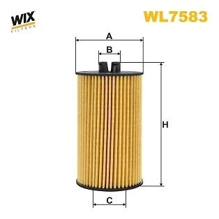 Фільтр масляний Opel Astra 1.0-1.8/Combo 1.4i 16V 05- WIX FILTERS WL7583 (фото 1)