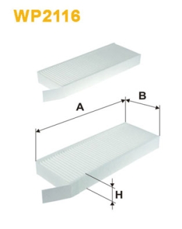 Фільтр салону WIX FILTERS WP2116 (фото 1)