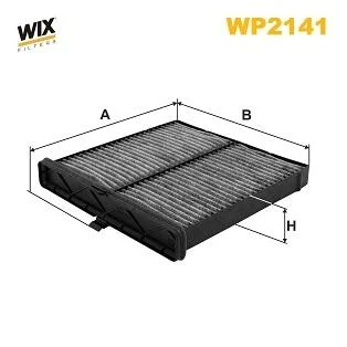 Фільтр салону Mazda 2/ CX-3 1.5/2.0 16V 14- (вугіільний) WIX FILTERS WP2141