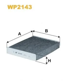 Фильтр салона Nissan Qashqai II/Renault Espace V/Kadjar/Megane IV/Talisman 1.2-1.6D 13- (угольный) WIX FILTERS WP2143