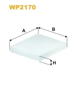 Фільтр салону Seat Arona/Ibiza/VW Polo/T-Cross 17-/Skoda Kamiq/Scala 19-/Fabia/VW Taigo 21- WIX FILTERS WP2170