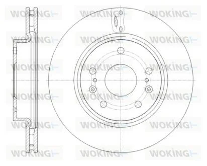 Тормозной диск пер. Vitara/Escudo/Vitara/Crossover/SX4 13- WOKING D61665.10