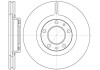 Диск тормозной передний (кратно 2) (Remsa) PSA 407 508 607 WOKING D6693.10 (фото 1)