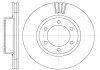 Гальмівний диск перед. 4 Runner/Land Cruiser (01-10) WOKING D6706.10 (фото 1)