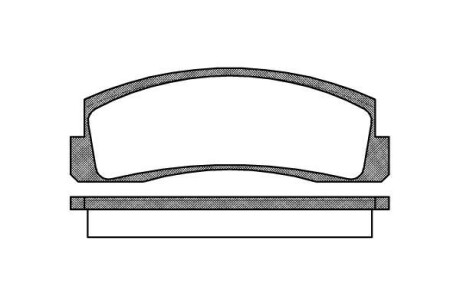 Гальмівні колодки пер. Niva (76-21) WOKING P0033.00