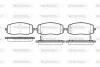 Колодки тормозные диск. перед. (пр-во Remsa) Hyundai i10, Kia Picanto 11> WOKING P10333.02 (фото 1)