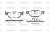 Колодки тормозные диск. задн. (пр-во Remsa) Bmw 1 1.6 06-12,Bmw 1 2.0 03-13,Bmw 1 2.0 06-12 WOKING P10453.00 (фото 1)