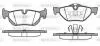 Колодки тормозные диск. задн. (пр-во Remsa) Bmw 1 2.0 06-12,Bmw 1 2.0 07-13,Bmw 1 2.0 08-13 WOKING P10453.10 (фото 1)