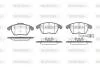 Колодки тормозные диск. перед. (пр-во Remsa) Audi A1 1.2 10-,Audi A1 1.4 10-,Audi A1 1.6 10- WOKING P11303.01 (фото 1)