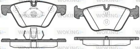 Гальмівні колодки F10/F11 (09-17) WOKING P11523.30