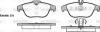 Колодки тормозные диск. задн. (пр-во Remsa) Mercedes-benz C-class (c204) 1.6 11-,Mercedes-benz C-class (c204) 1.8 11- WOKING P12053.00 (фото 1)