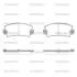 Тормозные колодки зад. С300/FOCUS II/MAZDA 3/5/ESPACE I/C70/C30 1.6-2.7 03-12 WOKING P1213.36 (фото 1)