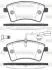Колодки тормозные диск. перед. (пр-во Remsa) Renault Kangoo be bop 1.5 09-,Renault Kangoo be bop 1.6 09- WOKING P12513.01 (фото 1)
