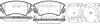Колодки тормозные диск. перед. (пр-во Remsa) Opel Insignia A Astra J Zafita Tourer C / Malibu 12> WOKING P12753.12 (фото 1)