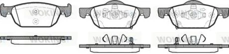 Колодки тормозные диск. перед. (пр-во Remsa) Honda Accord 08>15 / Civic 12> WOKING P12843.02