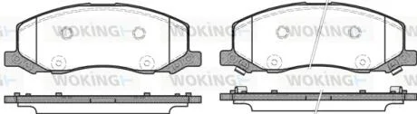 Колодки гальмівні WOKING P12863.02