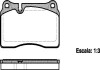 Колодки тормозные диск. перед. (Remsa) VW Touareg 03>10, 10>18 WOKING P13003.00 (фото 1)