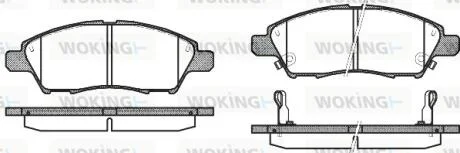 Колодки гальмівні WOKING P13103.02