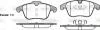 Колодки тормозные диск. перед. (пр-во Remsa) Ford Mondeo IV S-max Galaxy / PSA 508 407 WOKING P13193.00 (фото 1)