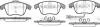 Колодки тормозные диск. перед. (пр-во Remsa) Audi Q3 1.4 11-,Audi Q3 2.0 11-,Seat Alhambra 1.4 10- WOKING P13193.21 (фото 1)