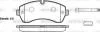 Колодки тормозные диск. перед. (пр-во Remsa) Mercedes-benz Sprinter 46-t 3.0 06-,Mercedes-benz Sprinter 5-t 1.8 06- WOKING P13433.00 (фото 1)
