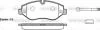 Колодки тормозные диск. перед. (пр-во Remsa) Mercedes-benz M-class (w166) 3.0 11-,Mercedes-benz Sprinter 35-t 1.8 06- WOKING P13453.00 (фото 1)
