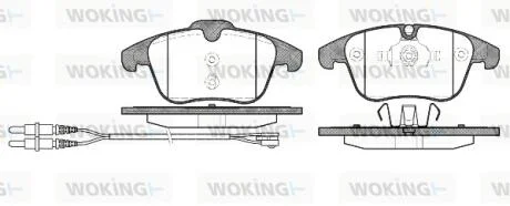 Колодки гальмівні WOKING P13493.01