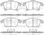 Гальмівні колодки пер. з датчиком зносу FORD GALAXY III/MONDEO/S-MAX 1.0-2.5 14- WOKING P13493.22 (фото 1)