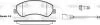 Колодки тормозные диск. перед. (пр-во Remsa) Ford Tourneo connect 1.8 02-13,Ford Transit 2.2 06-14 WOKING P13503.02 (фото 1)