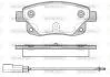 Колодки тормозные диск. задн. (пр-во Remsa) Ford Tourneo connect 1.8 02-13,Ford Transit 2.2 06-14 WOKING P13523.01 (фото 1)