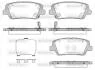 Колодки гальмівний диск. задн. (пр-во Remsa) Hyundai Santa fe iii 2.0 12-,Hyundai Santa fe iii 2.2 12- (P13743.09) WOKING P1374309 (фото 1)
