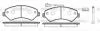 Колодки тормозные диск. перед. (пр-во Remsa) PSA Boxer Jumper Ducato 11> WOKING P13753.12 (фото 1)