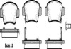 Колодки гальмівний диск. задн. (Remsa) Honda Cr-v iii 2.0 06-,Honda Cr-v iii 2.2 06- WOKING P13903.02 (фото 1)